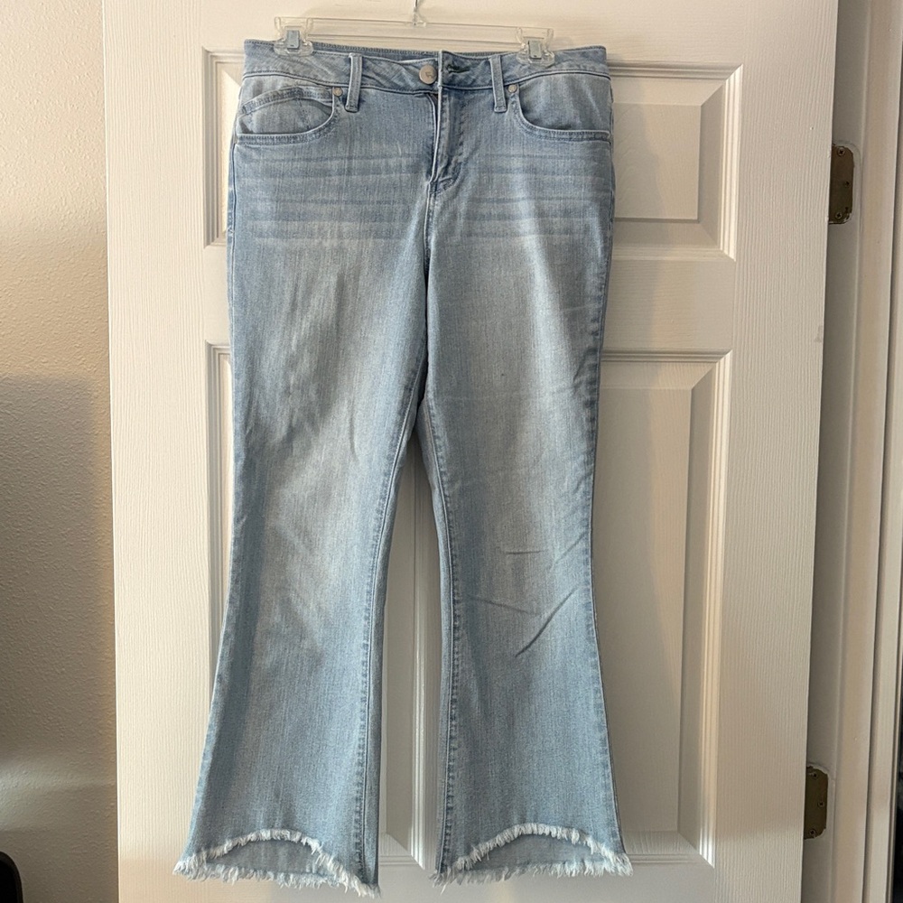 1822 Denim Light Blue Flare Jeans